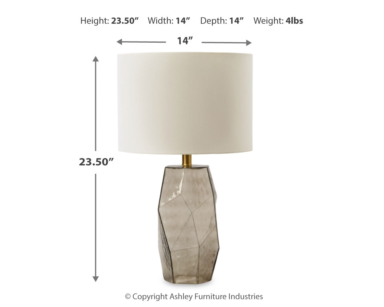Ashley Furniture Taylow Table Lamp - Thumbnail 2