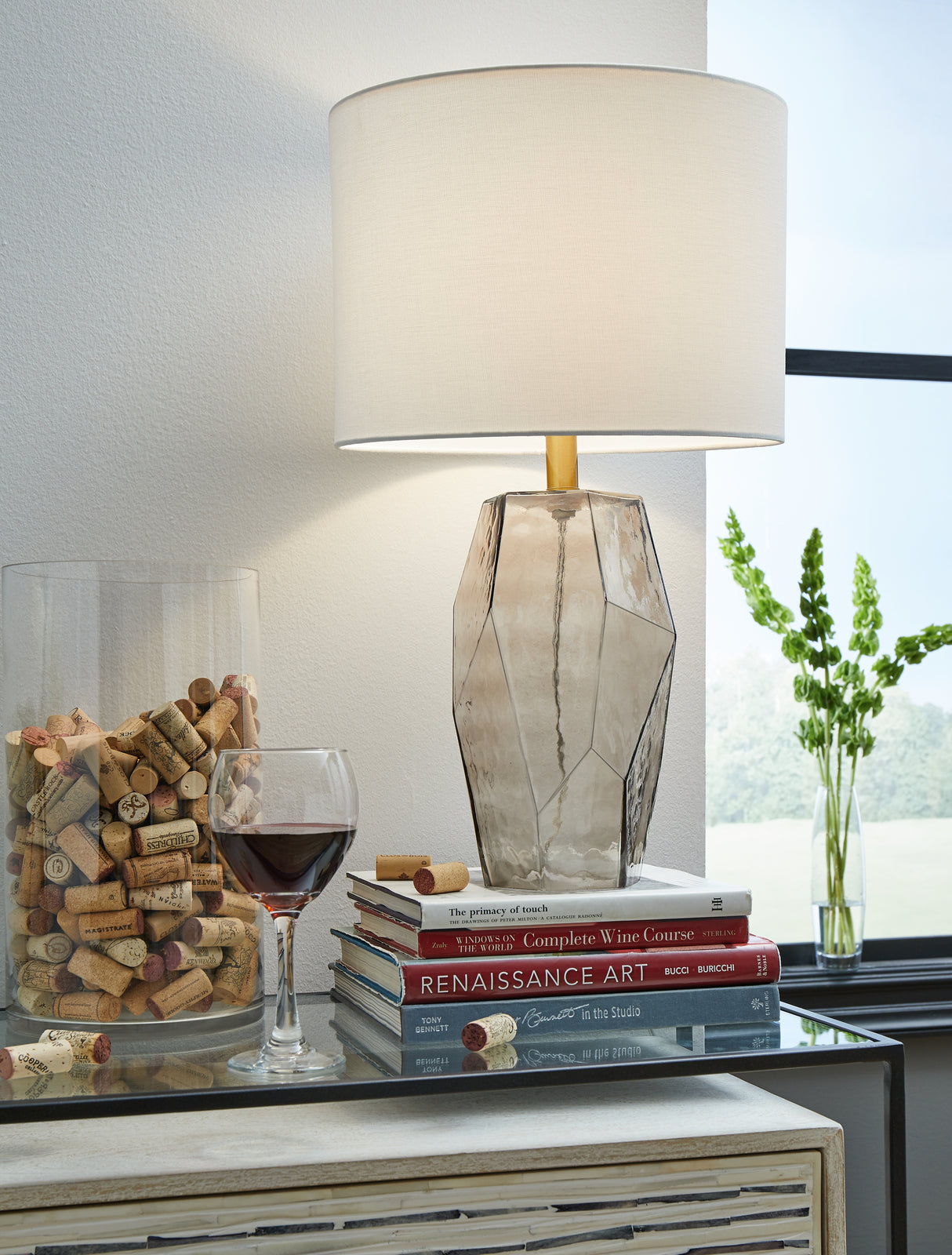 Nashville Furniture Outlets - Ashley Furniture - Taylow Lighting - Table Lamp (Set of 2) / Gray - L430794X2