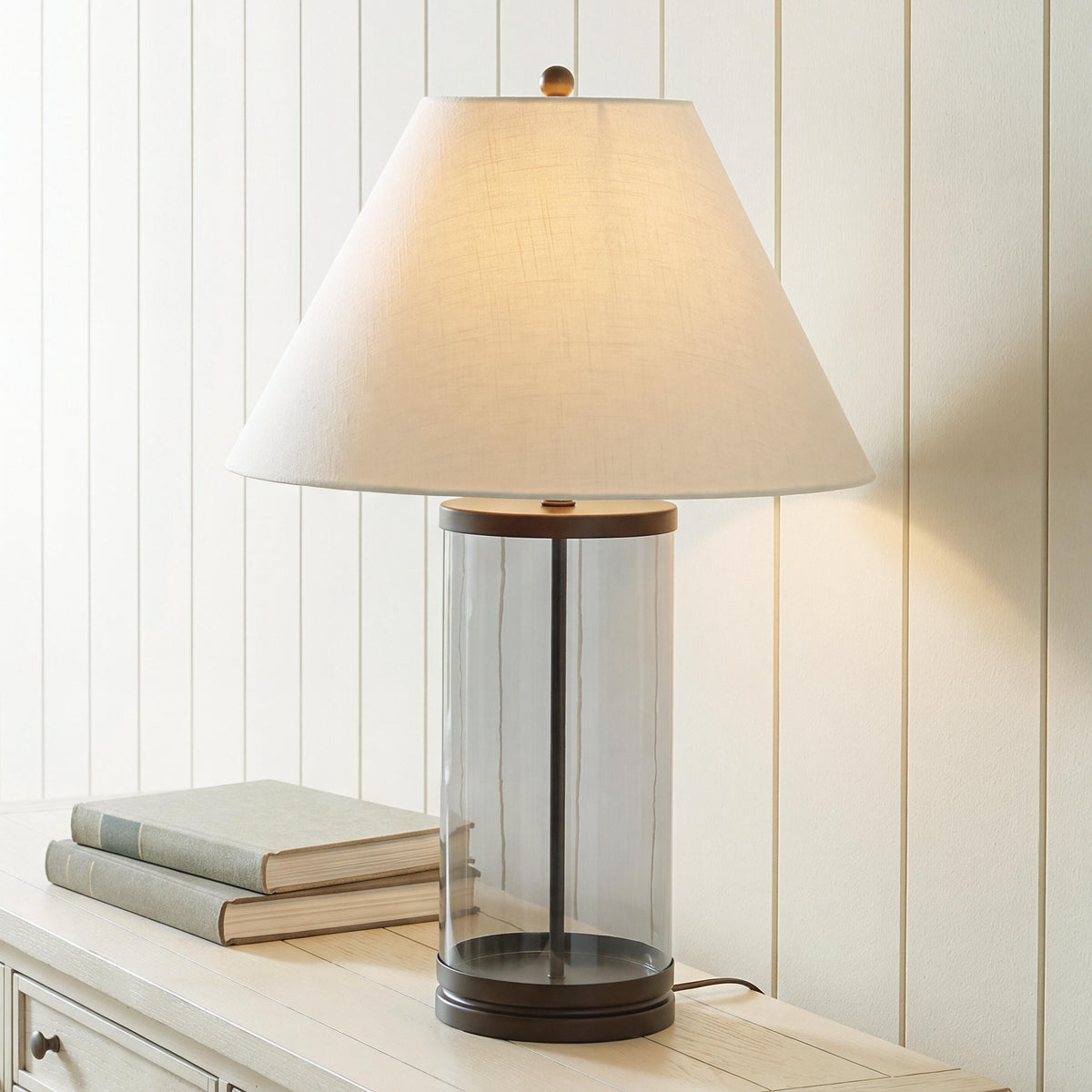 Nashville Furniture Outlets - Ashley Furniture - Junrow Lighting - Glass Table Lamp (1/CN) - L430964