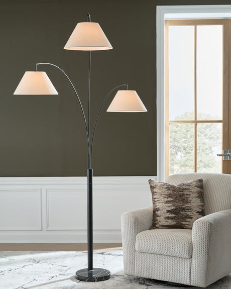 Nashville Furniture Outlets - Ashley Furniture - Gibbswellner Lighting - Metal Arc Lamp (1/CN) - L725159