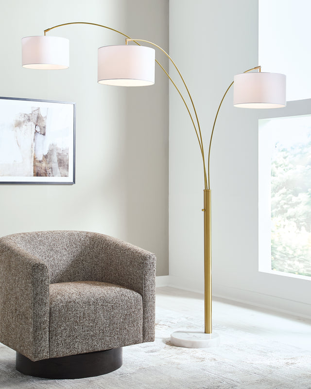 Nashville Furniture Outlets - Ashley Furniture - Valo Lighting - Metal Arc Lamp (1/CN) - L725169