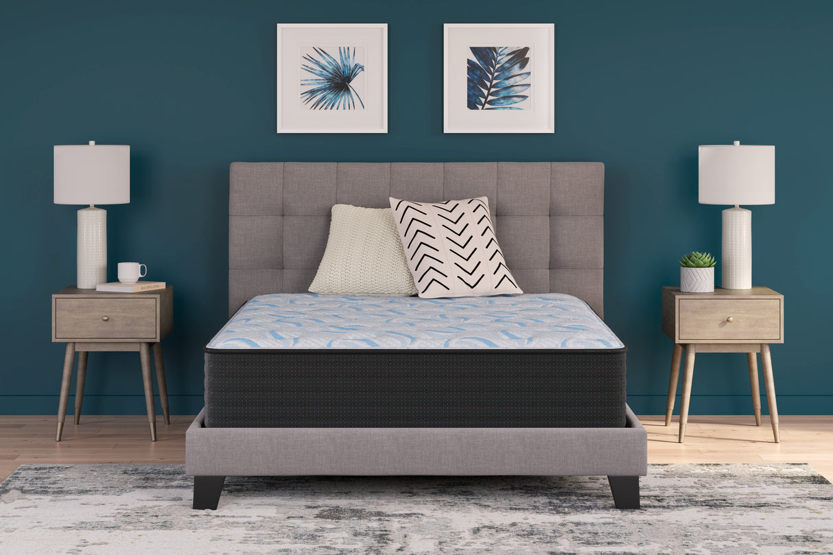 Nashville Furniture Outlets - Ashley Furniture - Elite Springs Firm Mattresses - King / Gray/Blue - M40541