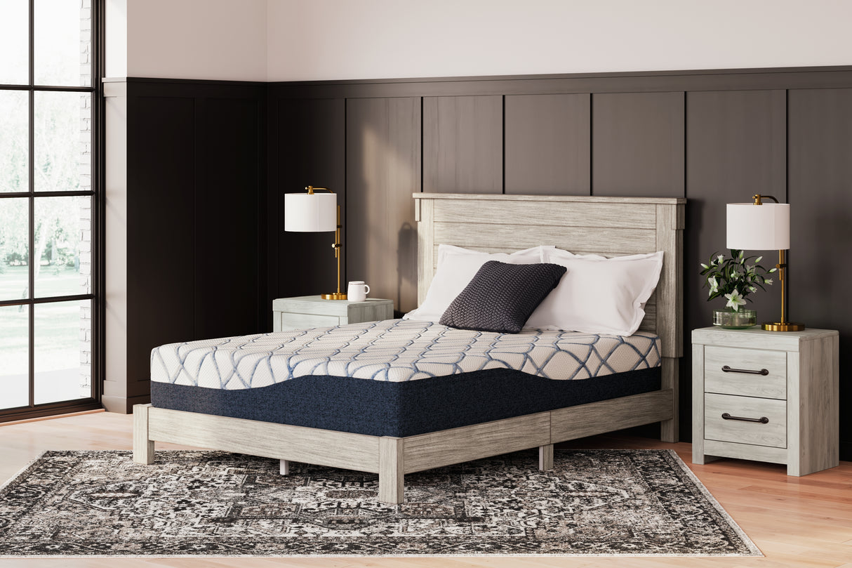 Nashville Furniture Outlets - Ashley Furniture - 12 Inch Chime Elite 2.0 Mattresses - Queen / White/Blue - M42631