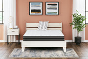 Nashville Furniture Outlets - Ashley Furniture - 10 Inch Pocketed Hybrid Mattresses - Queen / White - M58931
