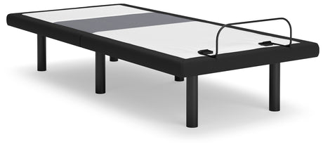 Nashville Furniture Outlets - Ashley Furniture - Best Base with Lumbar and Audio Twin XL Adjustable Base - TXL Adjustable Base / Charcoal Gray - M5X572