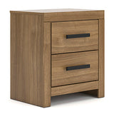 Nashville Furniture Outlets - Ashley Furniture - Broachmyn Bedroom - Two Drawer Night Stand / Auburn - PCB1116-92