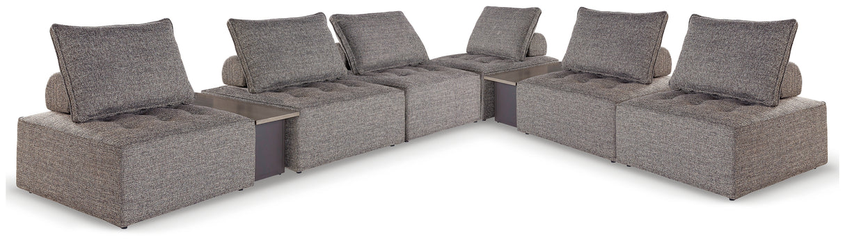 Nashville Furniture Outlets - Ashley Furniture - Bree Zee Outdoor - 8-Piece Outdoor Modular Seating / Brown - P160P14