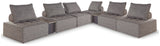 Nashville Furniture Outlets - Ashley Furniture - Bree Zee Outdoor - 8-Piece Outdoor Modular Seating / Brown - P160P14
