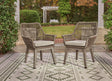 Nashville Furniture Outlets - Ashley Furniture - Beach Front Outdoor - Arm Chair With Cushion (Set of 2) / Beige - P399-601A