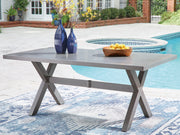 Nashville Furniture Outlets - Ashley Furniture - Half Moon Beach Outdoor - RECT Dining Table w/UMB OPT - PCP418-625