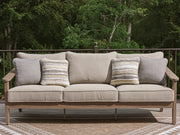 Nashville Furniture Outlets - Ashley Furniture - Harmony Headlands Outdoor - Sofa with Cushion / Natural/Gray - PCP428-838