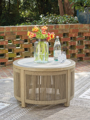 Nashville Furniture Outlets - Ashley Furniture - Spooners Cove Outdoor - Round Cocktail Table - PCP469-708