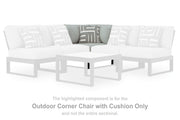 Nashville Furniture Outlets - Ashley Furniture - Beachloft Outdoor - Corner with Cushion (1/CN) / Black/Gray - P490-877