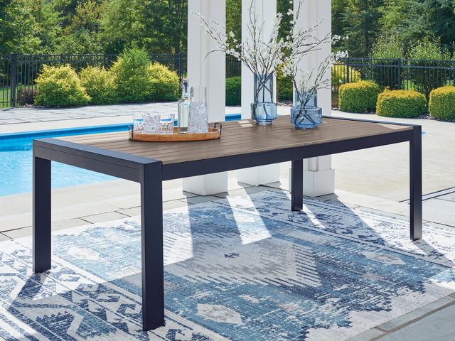Nashville Furniture Outlets - Ashley Furniture - East Beach Outdoor - RECT Dining Table w/UMB OPT - PCP587-625