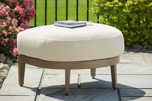 Nashville Furniture Outlets - Ashley Furniture - Serene Bay Outdoor - RECT Dining Table w/UMB OPT / Dark Brown - P671-625