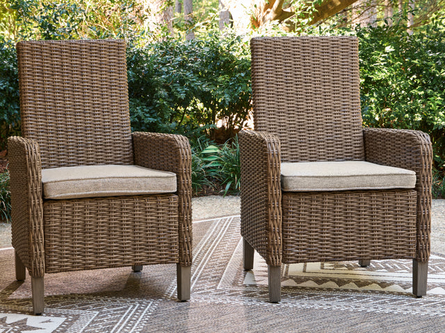 Nashville Furniture Outlets - Ashley Furniture - Laguna Heights Outdoor - Arm Chair With Cushion (Set of 2) - PCP790-601A