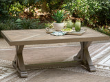 Nashville Furniture Outlets - Ashley Furniture - Laguna Heights Outdoor - Rectangular Cocktail Table / Beige - PCP790-701