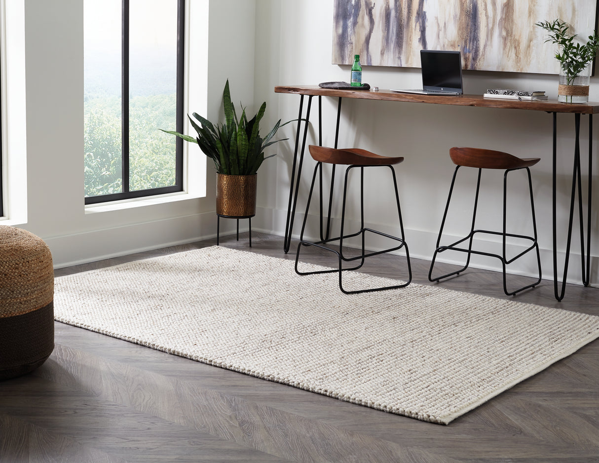 Nashville Furniture Outlets - Ashley Furniture - Jossick Rug - 5' x 7' Rug / Cream/Taupe - R405102