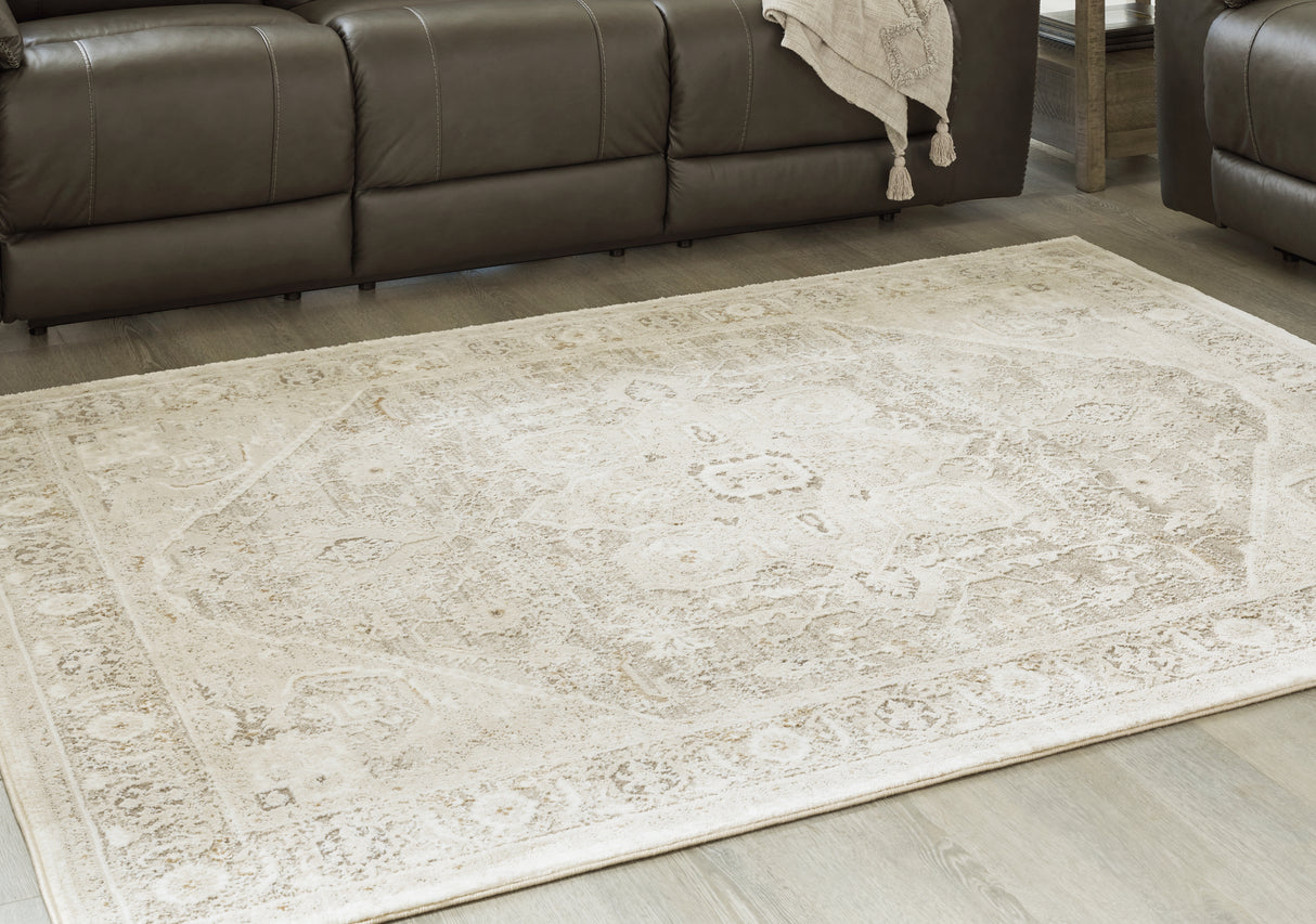 Nashville Furniture Outlets - Ashley Furniture - Gatwell Rug - 8' x 10' Rug / Ivory/Gray/Tan - R406511