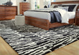 Nashville Furniture Outlets - Ashley Furniture - Bramshaw Rug - 10' x 14' Rug / Black/Ivory - R406760