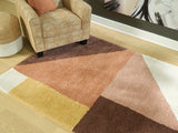 Nashville Furniture Outlets - Ashley Furniture - Gailmore Rug - 8' x 10' Rug / Cream/Pink/Ocher - R407171
