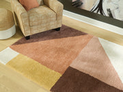 Nashville Furniture Outlets - Ashley Furniture - Gailmore Rug - 8' x 10' Rug / Cream/Pink/Ocher - R407171
