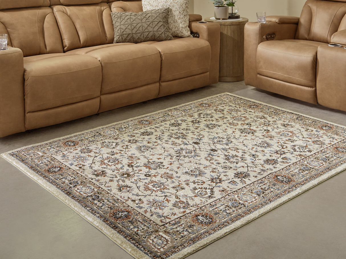 Nashville Furniture Outlets - Ashley Furniture - Beritham Rug - Medium Rug / Blue/Brown/Beige - R407262