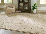Nashville Furniture Outlets - Ashley Furniture - Clayman Rug - Extra Large Rug / Beige/Brown - R408340