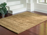 Nashville Furniture Outlets - Ashley Furniture - Luzmont Rug - Medium Rug / Golden Brown - R408372