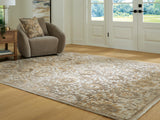 Nashville Furniture Outlets - Ashley Furniture - Sableridge Rug - Large Rug / Ivory/Taupe/Camel - R408571