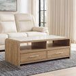 Nashville Furniture Outlets - Ashley Furniture - Dovander Coffee Table - Rectangular Cocktail Table - T1121-1