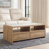 Nashville Furniture Outlets - Ashley Furniture - Dovander Coffee Table - Rectangular Cocktail Table - T1121-1