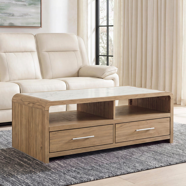 Nashville Furniture Outlets - Ashley Furniture - Dovander Coffee Table - Rectangular Cocktail Table - T1121-1