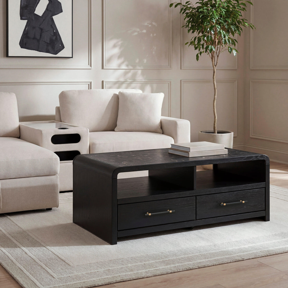 Nashville Furniture Outlets - Ashley Furniture - Clanden Coffee Table - Rectangular Cocktail Table - T1540-1