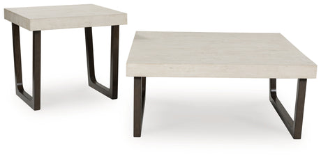 Nashville Furniture Outlets - Ashley Furniture - Westenfort Table (Set of 2) - Occasional Table Set (Set of 2) / Espresso/Gray - T202-12