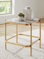 Nashville Furniture Outlets - Ashley Furniture - Manor Stone End Table - Square End Table - T312-2