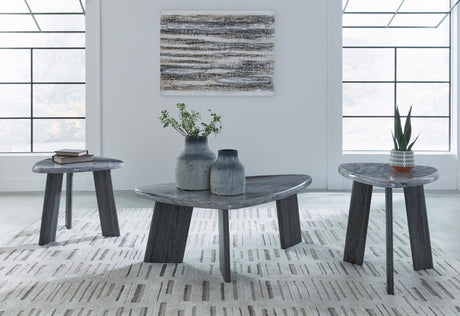Nashville Furniture Outlets - Ashley Furniture - Bluebond Table (Set of 3) - Occasional Table Set (3/CN) / Gray - T390-13