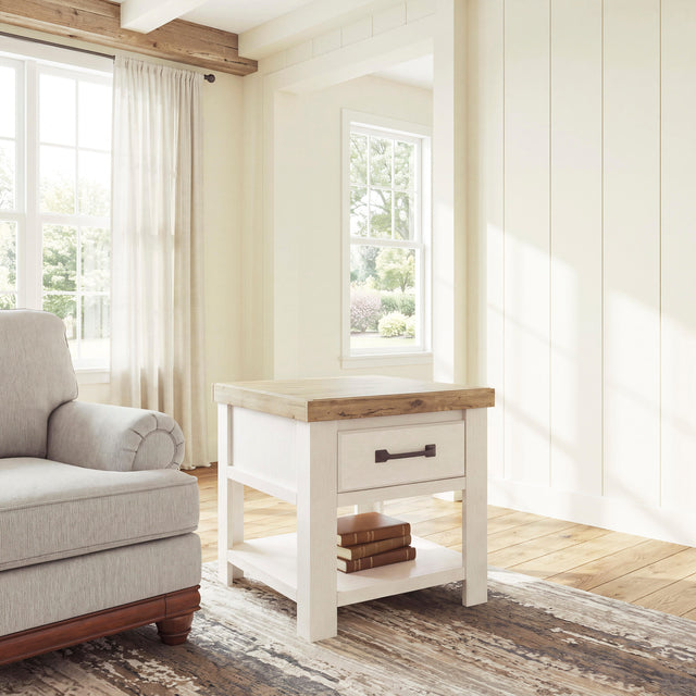 Nashville Furniture Outlets - Ashley Furniture - Savonport End Table - Rectangular End Table - T4615-3
