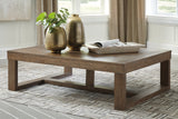 Nashville Furniture Outlets - Ashley Furniture - Cariton Coffee Table - Rectangular Cocktail Table / Gray - T471-1