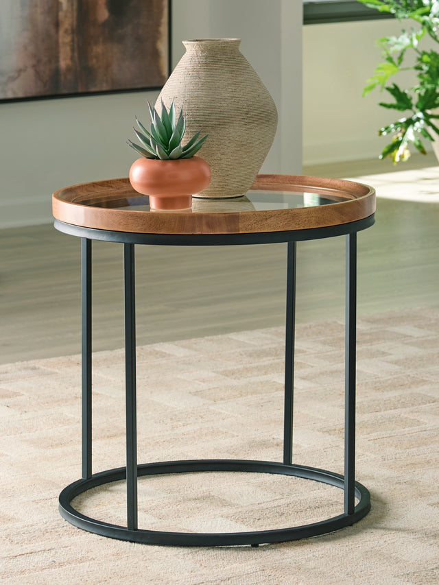 Nashville Furniture Outlets - Ashley Furniture - Noraluna End Table - Round End Table - T502-6