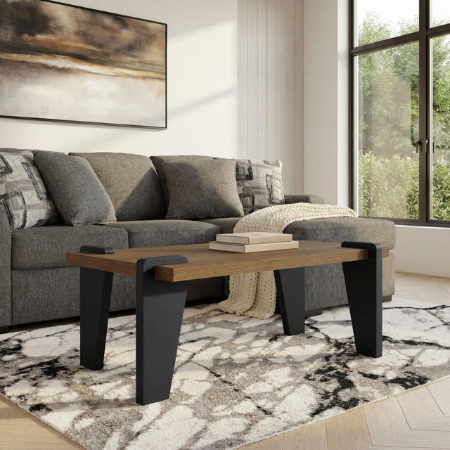 Nashville Furniture Outlets - Ashley Furniture - Weathermore Coffee Table - Rectangular Cocktail Table - T531-1