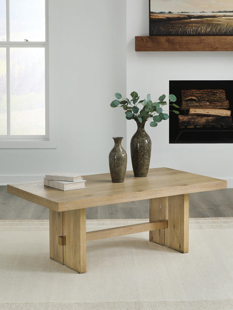 Nashville Furniture Outlets - Ashley Furniture - Crendlin Coffee Table - Rectangular Cocktail Table - T537-1