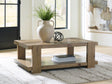 Nashville Furniture Outlets - Ashley Furniture - Flangren Coffee Table - Rectangular Cocktail Table - T553-1