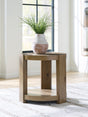 Nashville Furniture Outlets - Ashley Furniture - Flangren End Table - Round End Table - T553-6