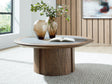 Nashville Furniture Outlets - Ashley Furniture - Dontayne Coffee Table - Round Cocktail Table - T563-8