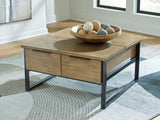 Nashville Furniture Outlets - Ashley Furniture - Montia Lift-Top Coffee Table - Lift Top Cocktail Table - T602-00