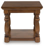 Nashville Furniture Outlets - Ashley Furniture - Sturlayne End Table - Rectangular End Table / Brown - T609-3
