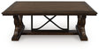 Nashville Furniture Outlets - Ashley Furniture - Maylee Coffee Table - Rectangular Cocktail Table / Dark Brown - T647-1