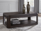 Nashville Furniture Outlets - Ashley Furniture - Carlibrie Lift-Top Coffee Table - Lift Top Cocktail Table / Warm Brown - T700-9