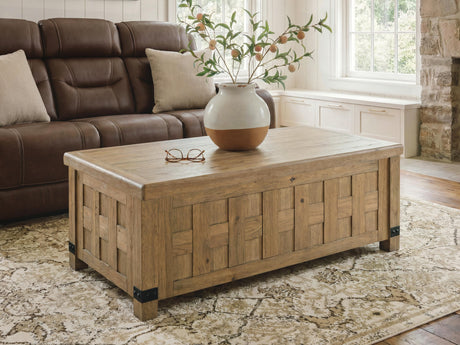 Nashville Furniture Outlets - Ashley Furniture - Ridgester Lift-Top Coffee Table - Lift Top Cocktail Table - T858-9